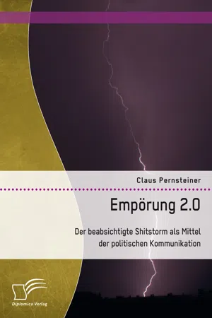 Empörung 2.0. Der beabsichtigte Shitstorm als Mittel der politischen Kommunikation