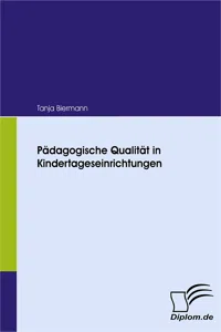 Pädagogische Qualität in Kindertageseinrichtungen_cover