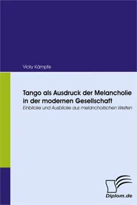 Tango als Ausdruck der Melancholie in der modernen Gesellschaft_cover