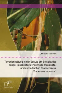 Terrarienhaltung in der Schule am Beispiel des Kongo-Rosenkäfers und der Indischen Stabschrecke_cover