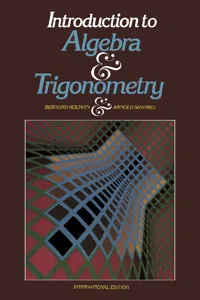 Introduction to Algebra and Trigonometry_cover