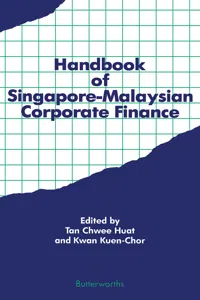 Handbook of Singapore — Malaysian Corporate Finance_cover