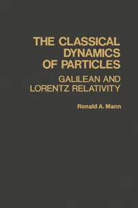 The Classical Dynamics of Particles_cover