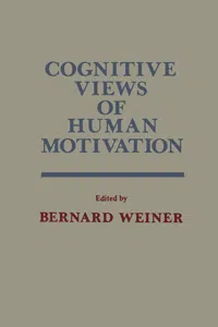 Cognitive Views of Human Motivation_cover