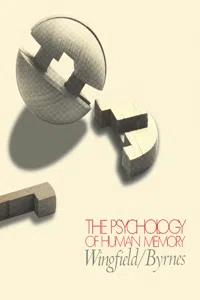 The Psychology of Human Memory_cover