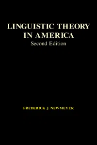 Linguistic Theory in America_cover