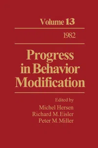 Progress in Behavior Modification_cover