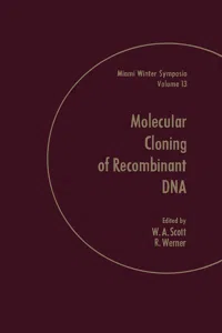 Molecular of Cloning of Recombinant Dna_cover