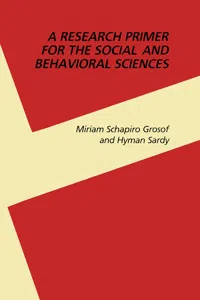 A Research Primer for the Social and Behavioral Sciences_cover
