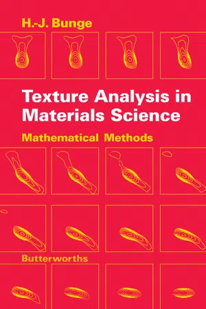 Texture Analysis in Materials Science