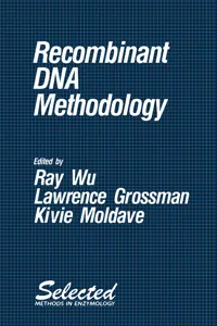 Recombinant DNA Methodology_cover