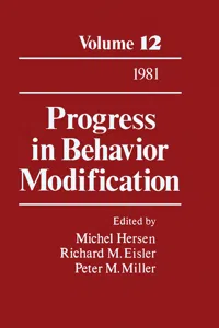 Progress in Behavior Modification_cover