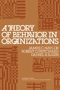 A Theory of Behavior in Organizations_cover