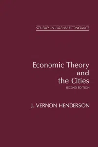 Economic Theory and the Cities_cover