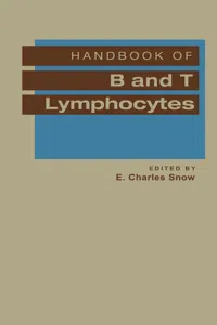 Handbook of B and T Lymphocytes_cover