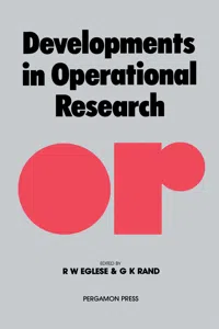 Developments in Operational Research_cover