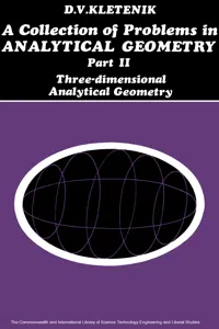 A Collection of Problems in Analytical Geometry_cover