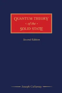 Quantum Theory of the Solid State_cover