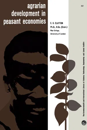 Agrarian Development in Peasant Economies