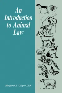 An Introduction to Animal Law_cover