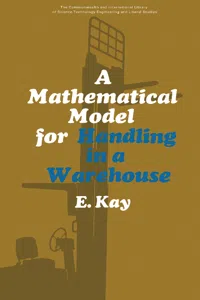 A Mathematical Model for Handling in a Warehouse_cover