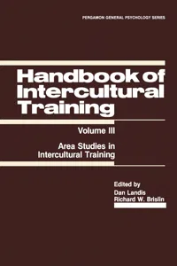 Handbook of Intercultural Training_cover