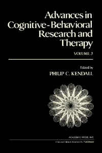 Advances in Cognitive—Behavioral Research and Therapy_cover