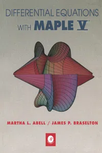 Differential Equations with Maple V®_cover