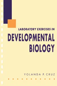 Laboratory Exercises in Developmental Biology_cover