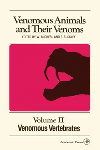 Venomous Animals and Their Venoms_cover