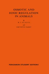 Osmotic and Ionic Regulation in Animals_cover