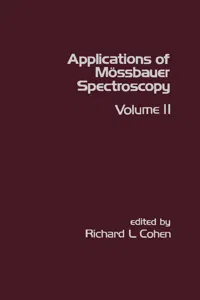 Applications of Mössbauer Spectroscopy_cover