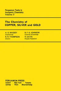 The Chemistry of Copper, Silver and Gold_cover