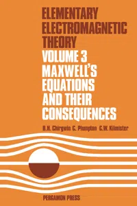 Maxwell's Equations and Their Consequences_cover