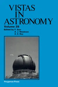 Vistas in Astronomy_cover