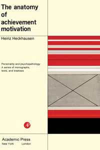 The Anatomy of Achievement Motivation_cover