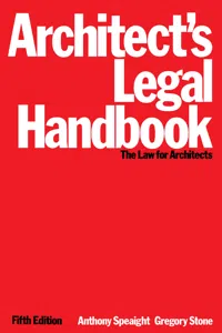 Architect's Legal Handbook_cover