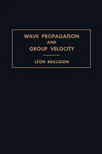 Wave Propagation and Group Velocity_cover