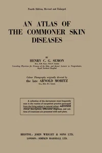 An Atlas of the Commoner Skin Diseases_cover