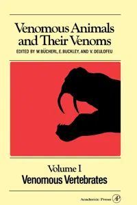 Venomous Animals and Their Venoms_cover