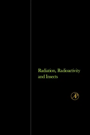 Radiation, Radioactivity, and Insects