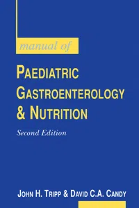 Manual of Paediatric Gastro-Enterology and Nutrition_cover