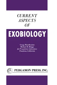 Current Aspects of Exobiology_cover