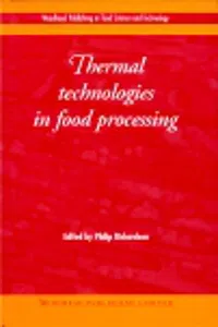 Thermal Technologies in Food Processing_cover
