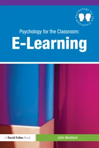 Psychology for the Classroom: E-Learning_cover