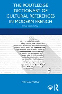The Routledge Dictionary of Cultural References in Modern French_cover