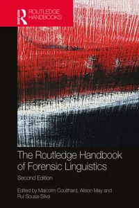 The Routledge Handbook of Forensic Linguistics_cover