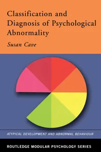 Classification and Diagnosis of Psychological Abnormality_cover