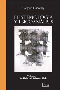 Epistemología y Psicoanálisis Vol. II_cover