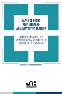 La vía de hecho en el derecho administrativo francés_cover